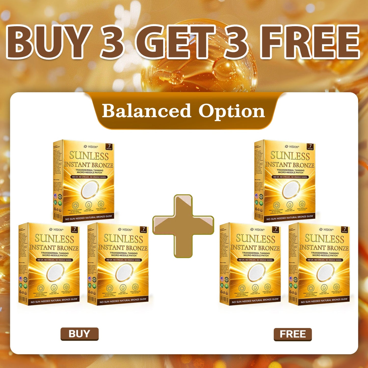 🎁𝐇𝐢𝐬𝐤𝐢𝐧® Only 5 packs left! Get an extra 30% off now. Get a natural bronze glow without UV, orange tones, streaks, or mess. Limited-time offer – grab yours now!