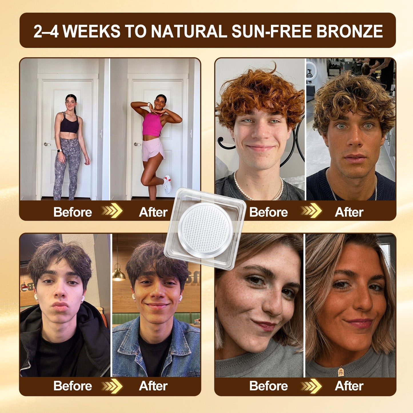 🎁𝐇𝐢𝐬𝐤𝐢𝐧® Only 5 packs left! Get an extra 30% off now. Get a natural bronze glow without UV, orange tones, streaks, or mess. Limited-time offer – grab yours now!