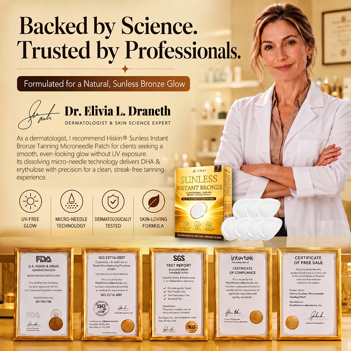 🎁𝐇𝐢𝐬𝐤𝐢𝐧® Only 5 packs left! Get an extra 30% off now. Get a natural bronze glow without UV, orange tones, streaks, or mess. Limited-time offer – grab yours now!