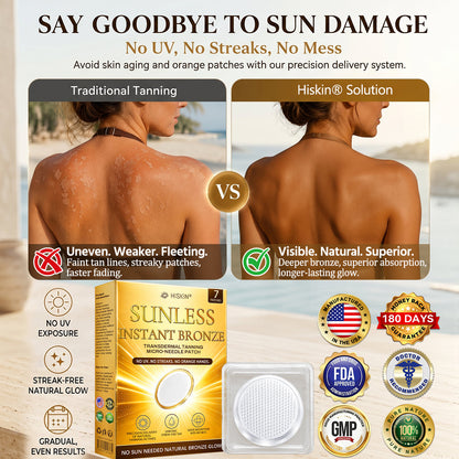 🎁𝐇𝐢𝐬𝐤𝐢𝐧® Only 5 packs left! Get an extra 30% off now. Get a natural bronze glow without UV, orange tones, streaks, or mess. Limited-time offer – grab yours now!